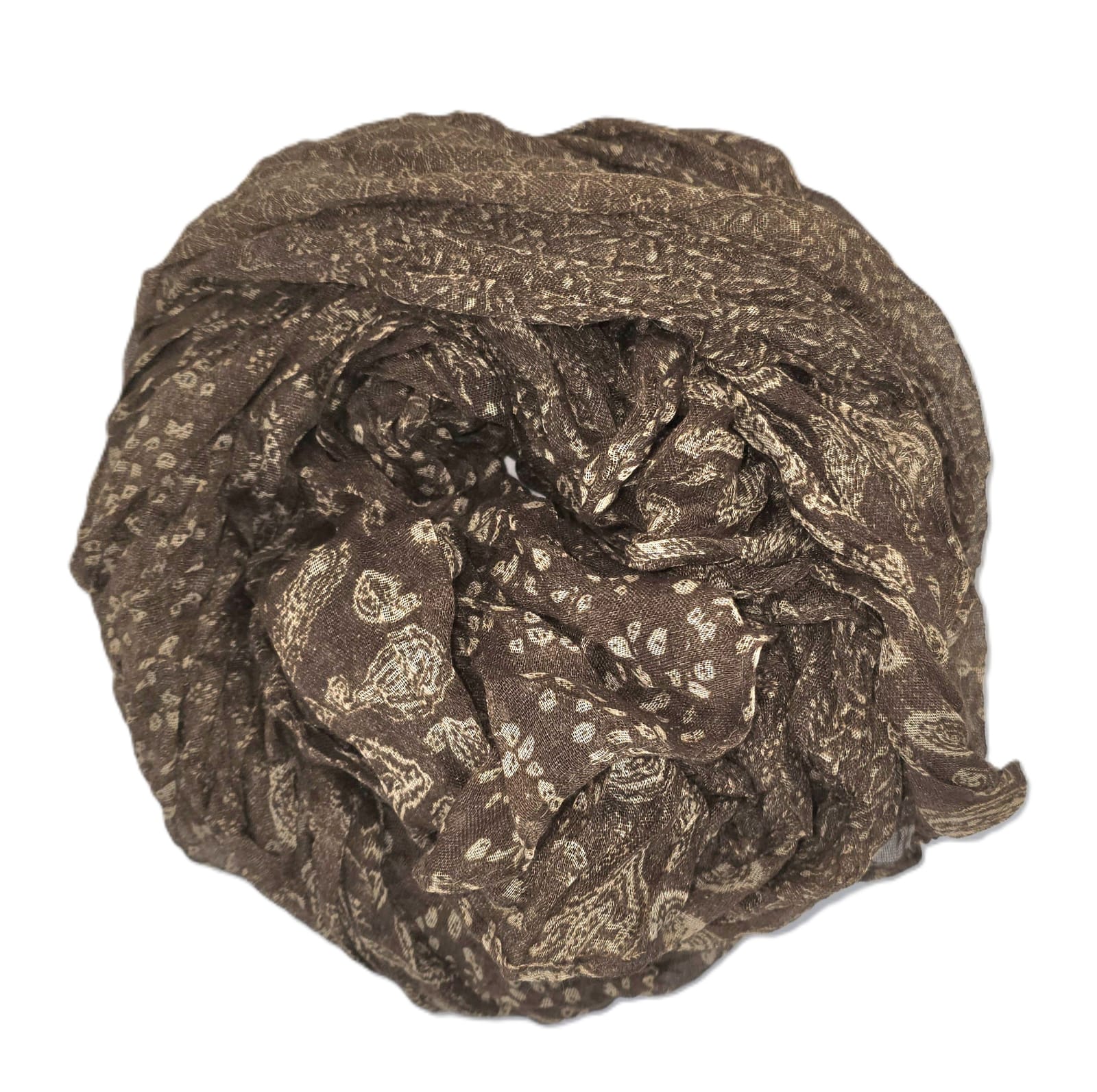 Cotton Hemp Scarves Botanic Mosaic