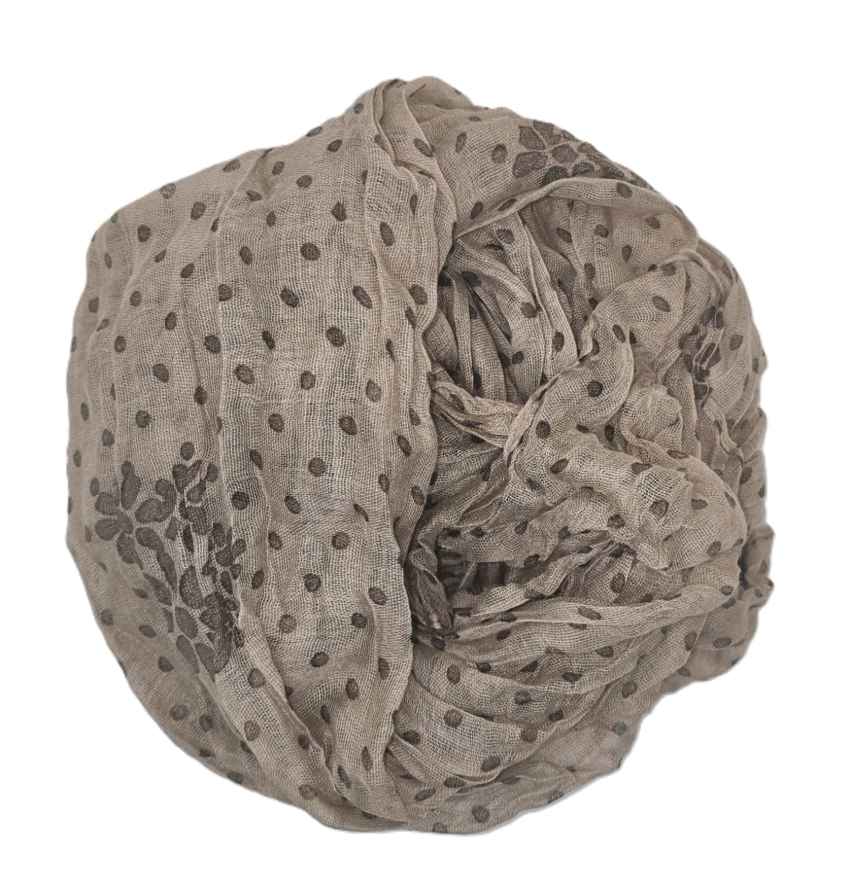 Cotton Hemp Scrves Polka Dot