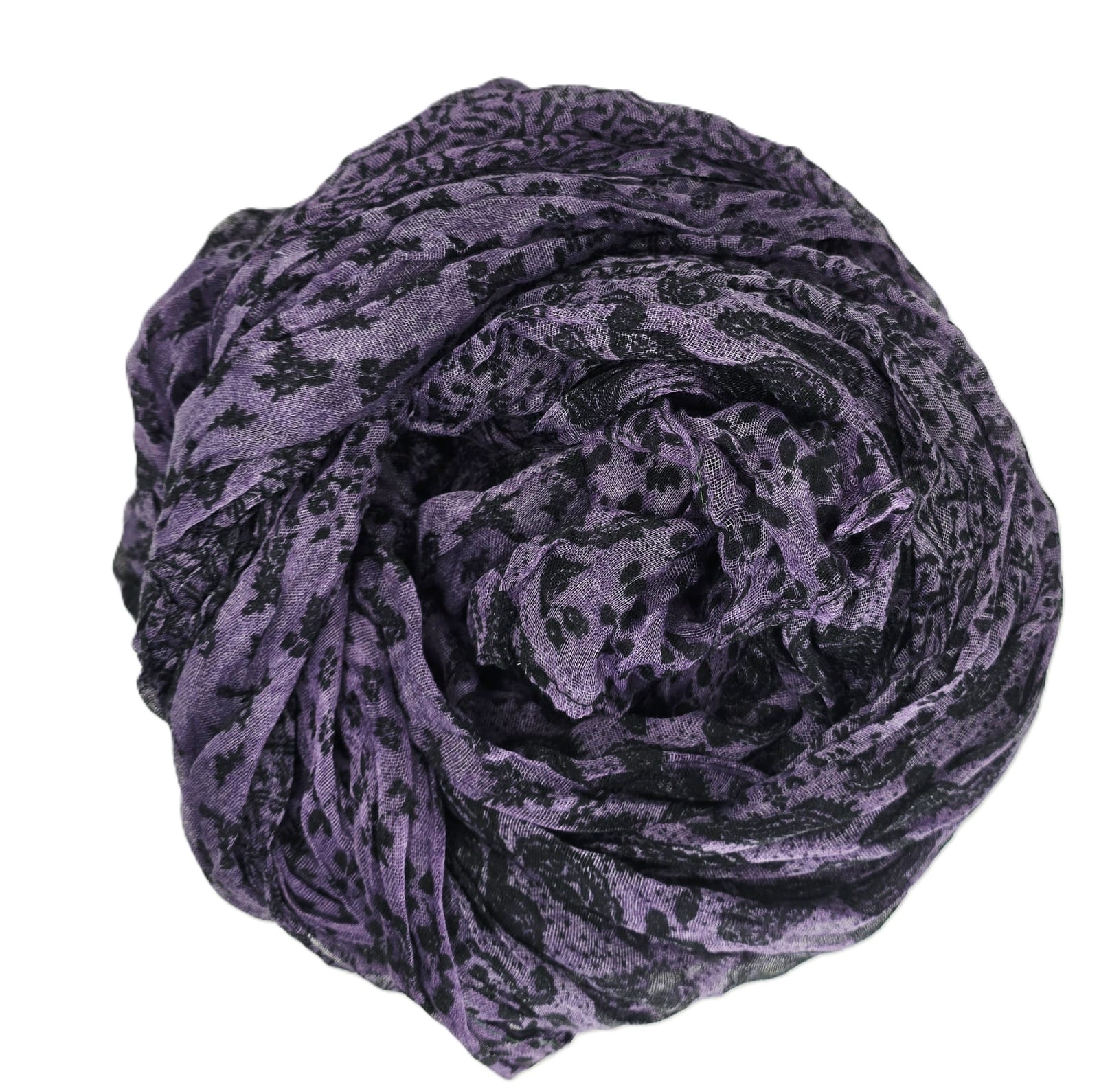 Cotton Hemp Scarves Botanic Mosaic