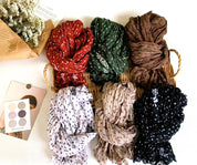 Cotton Hemp Scrves Polka Dot