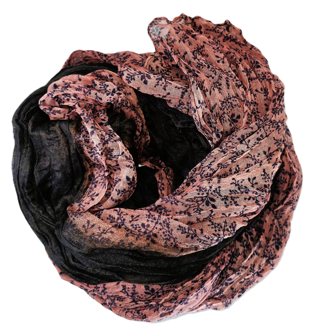 Cotton Hemp Scarves  double Tone