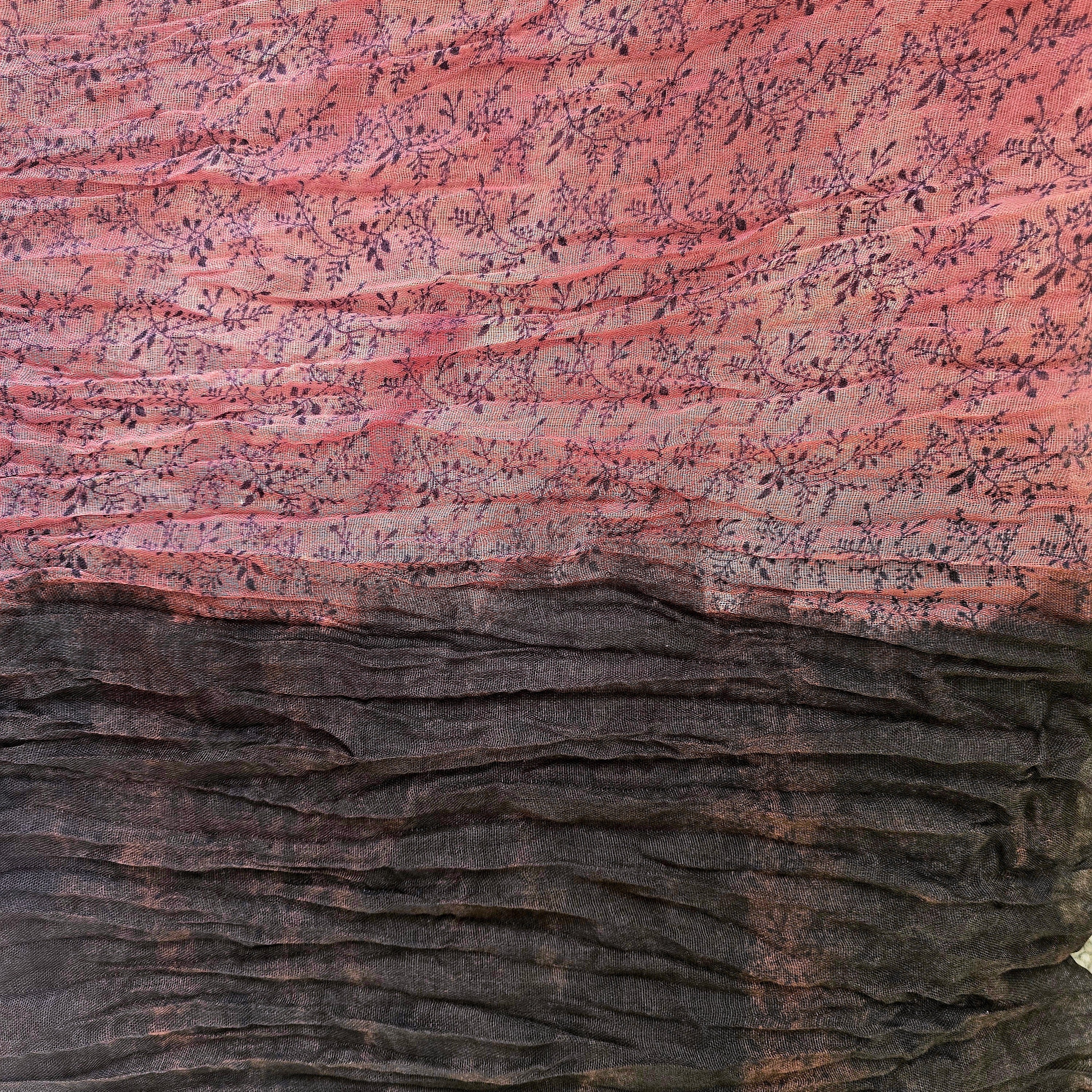 Cotton Hemp Scarves  Two Tone