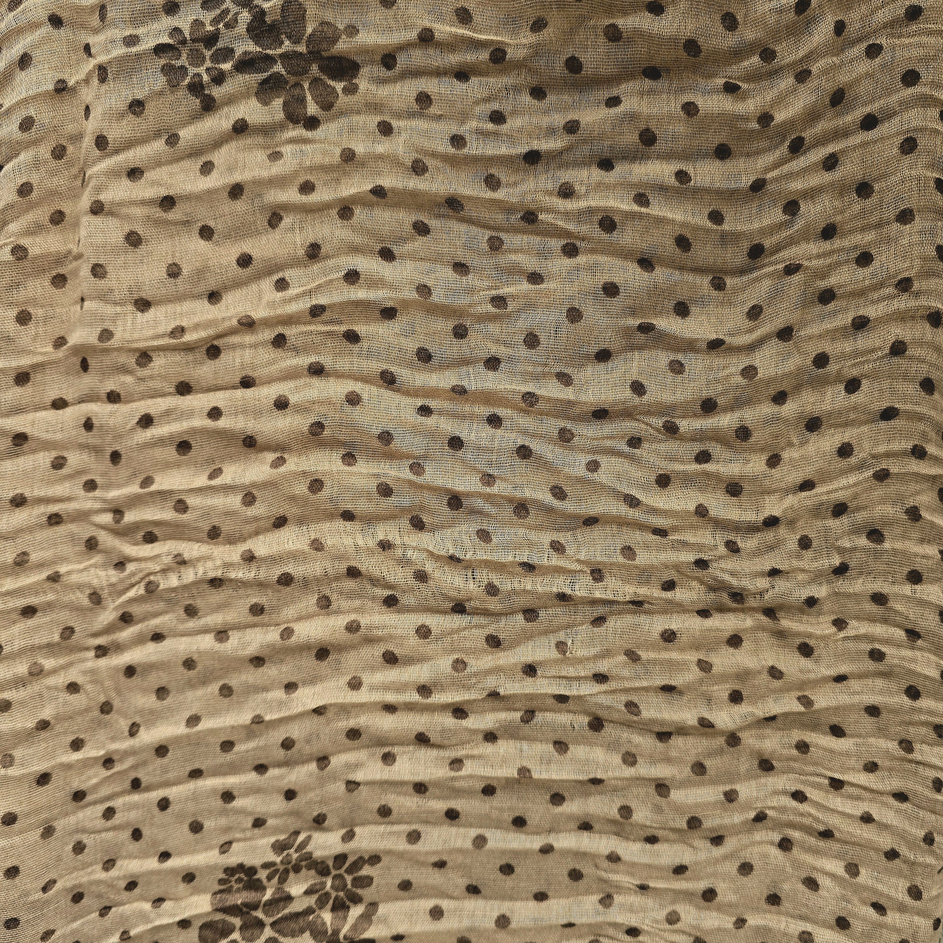 Cotton Hemp Scrves Polka Dot
