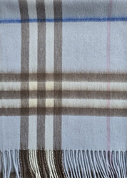 Plaid cashmere scarves