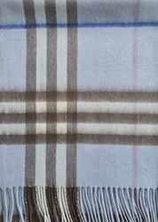 Plaid cashmere scarves