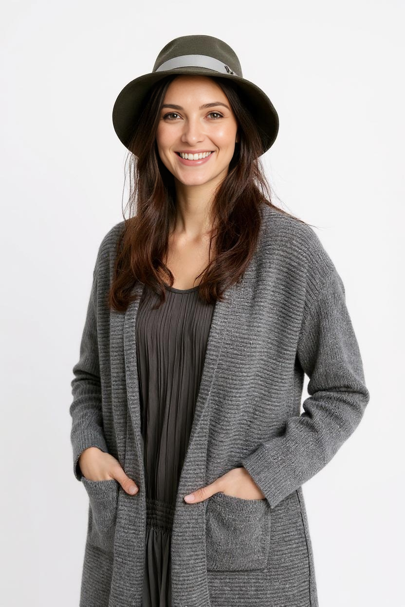 Long Baby Cashmere Cardigan
