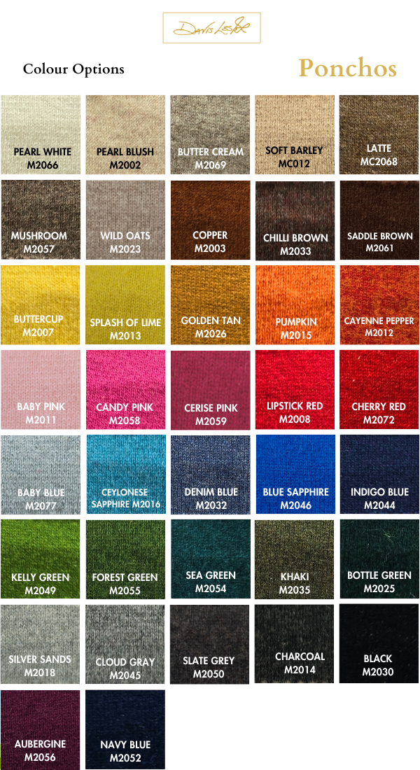 Short Cashmere Poncho - Slim Fit