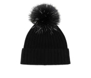 Cashmere Pompom Beanie
