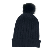 Cashmere Pompom Beanie