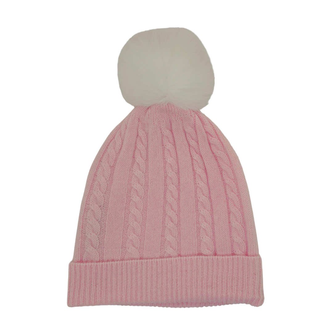 Cashmere Pompom Beanie