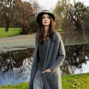 Long Baby Cashmere Cardigan