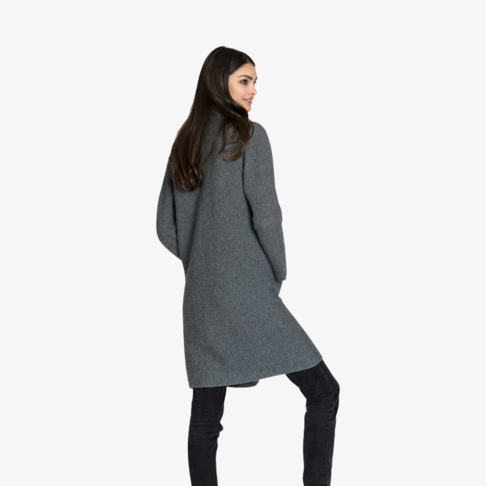 Long Baby Cashmere Cardigan