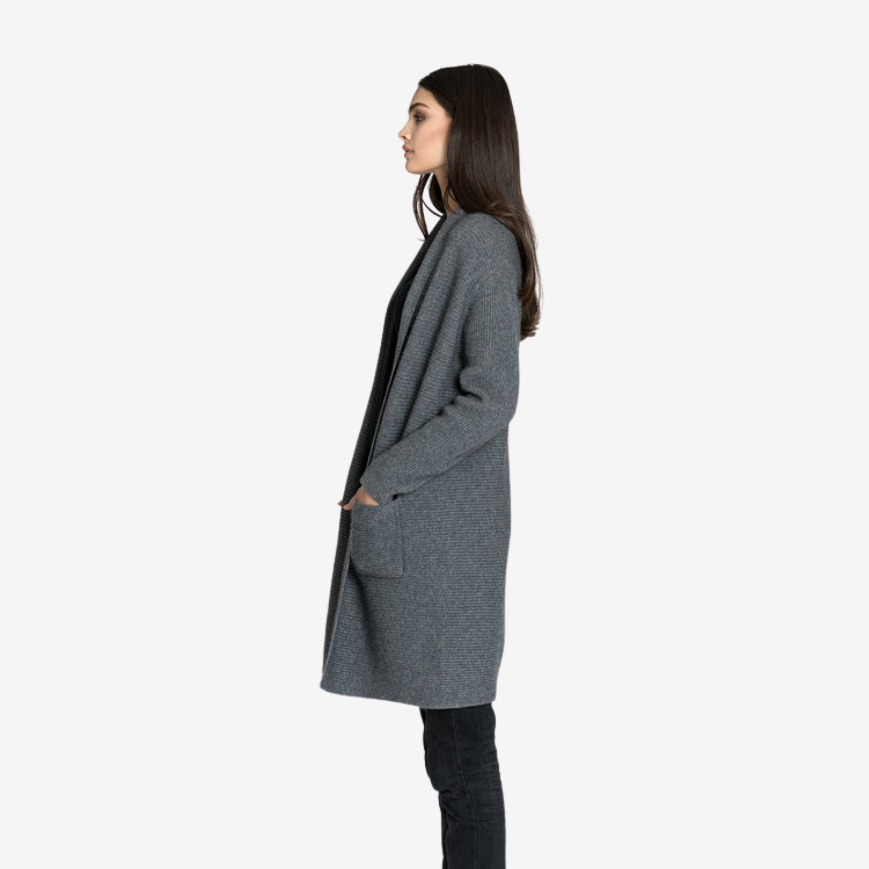 Long Baby Cashmere Cardigan