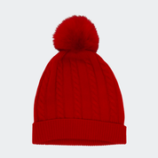 Cashmere Pompom Beanie