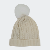 Cashmere Pompom Beanie