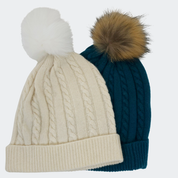 Cashmere Pompom Beanie