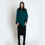 Short Cashmere Poncho - Slim Fit