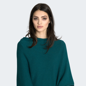 Short Cashmere Poncho - Slim Fit