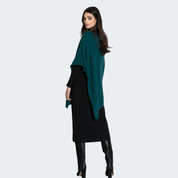 Short Cashmere Poncho - Slim Fit