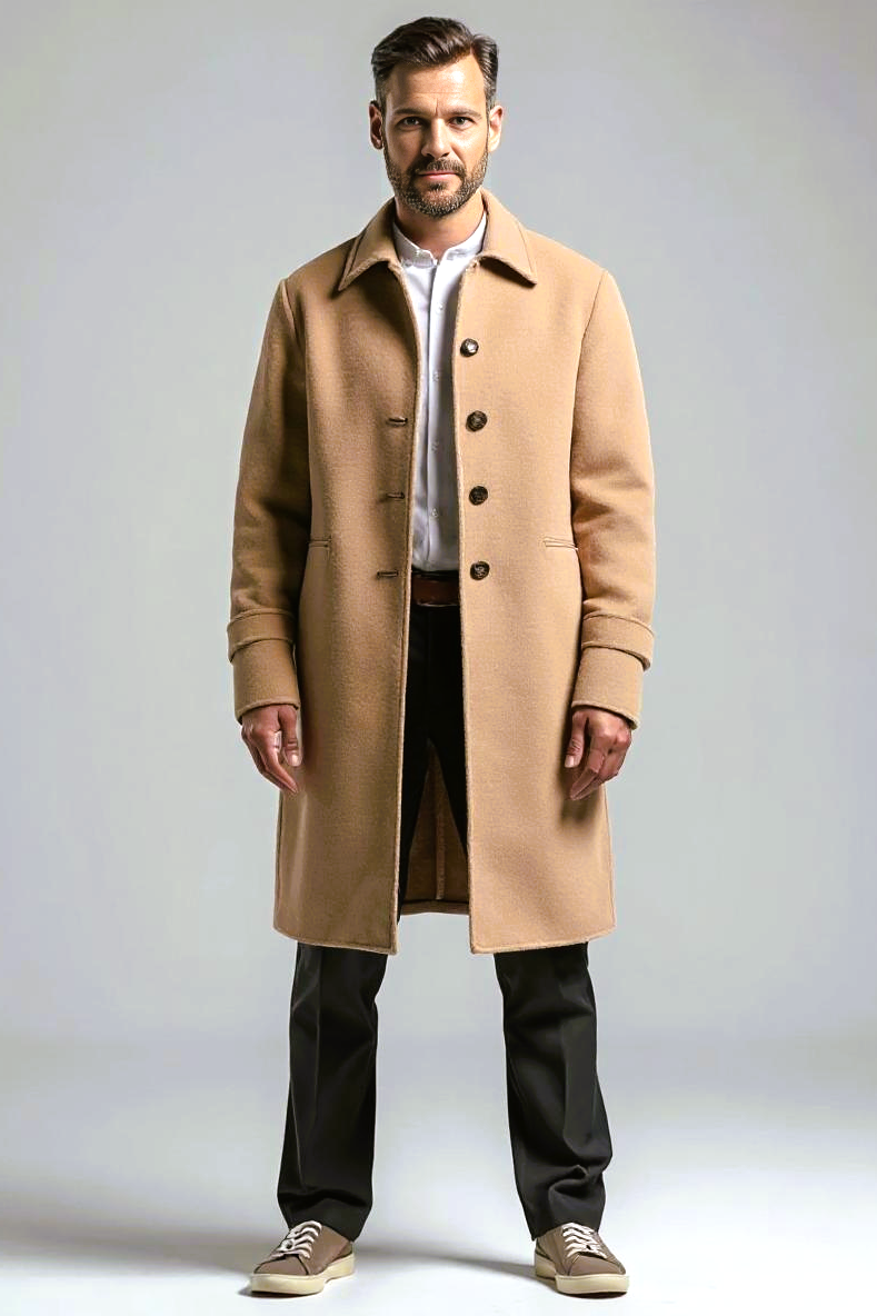 Mens Wool Cashmere Coats