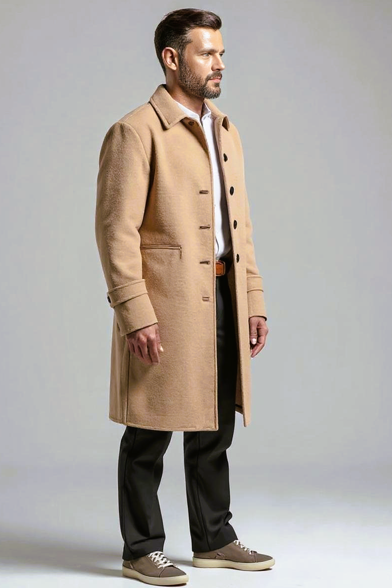 Mens Wool Cashmere Coats