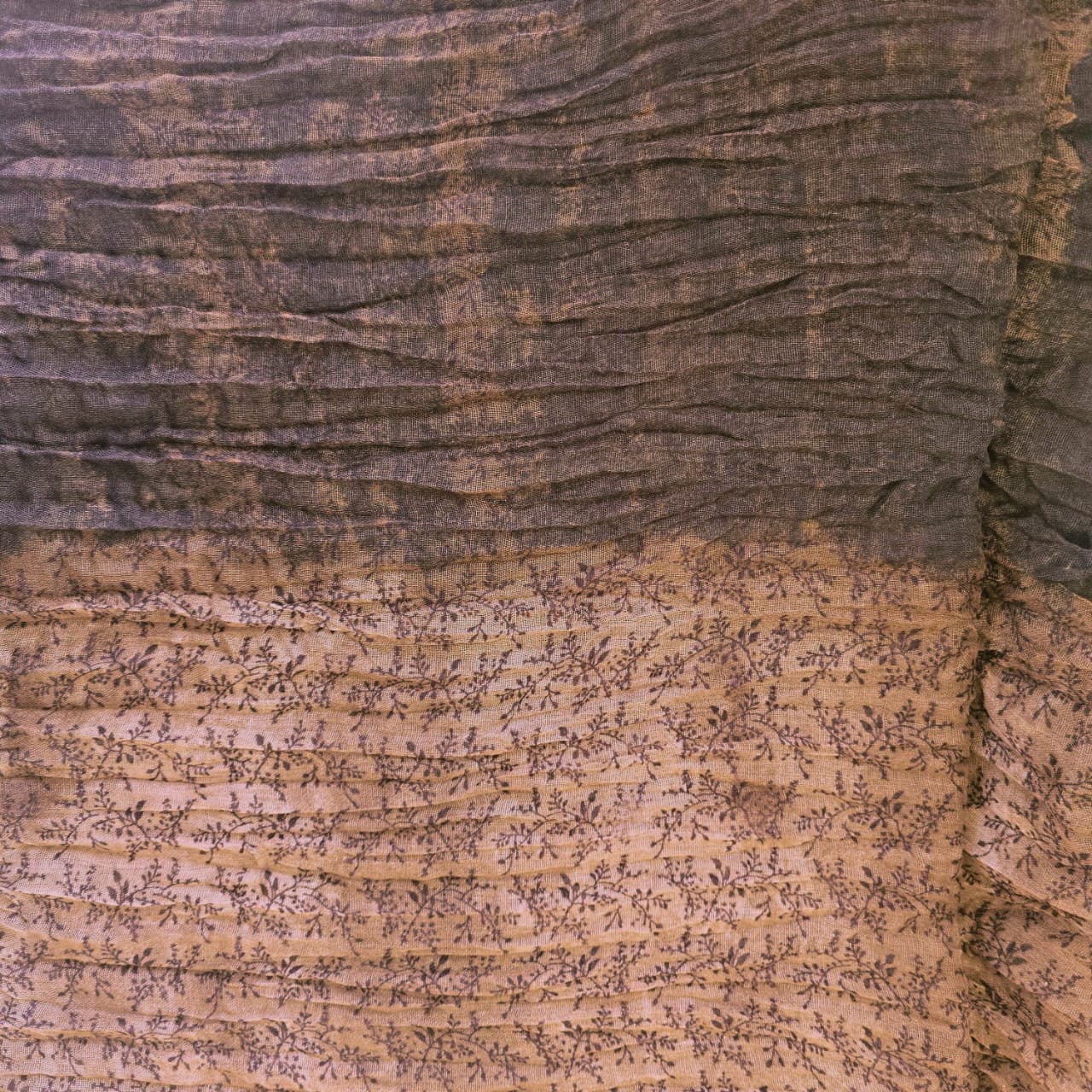 Cotton Hemp Scarves  Two Tone