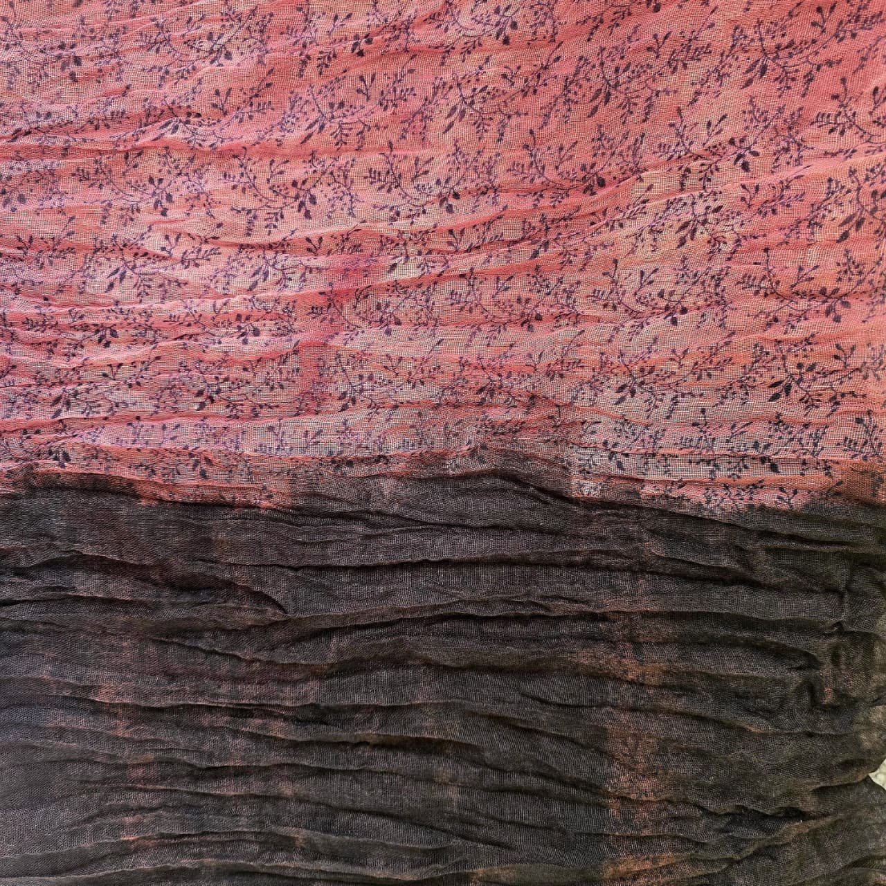 Cotton Hemp Scarves  Two Tone