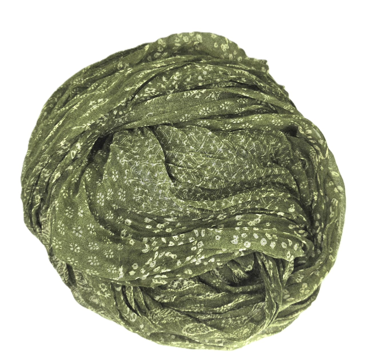Cotton Hemp Scarves Botanic Mosaic