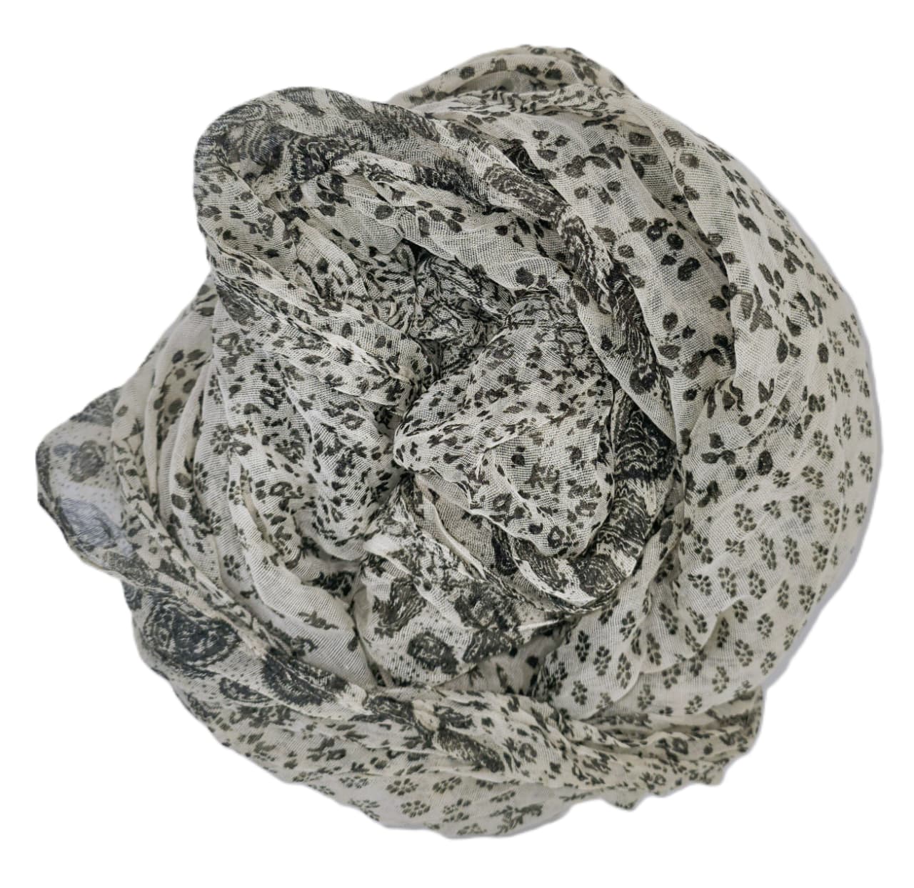 Cotton Hemp Scarves Botanic Mosaic