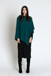 Short Cashmere Poncho - Slim Fit
