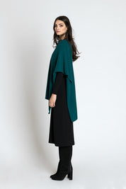 Short Cashmere Poncho - Slim Fit