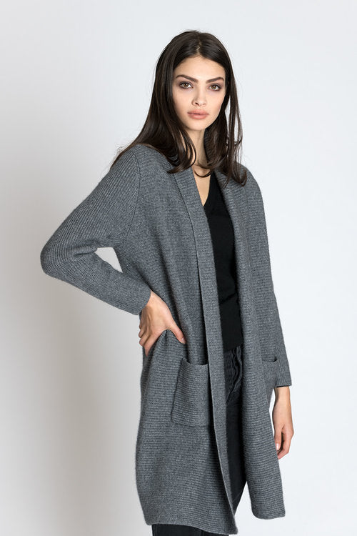 Long Baby Cashmere Cardigan