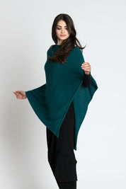 Short Cashmere Poncho - Slim Fit